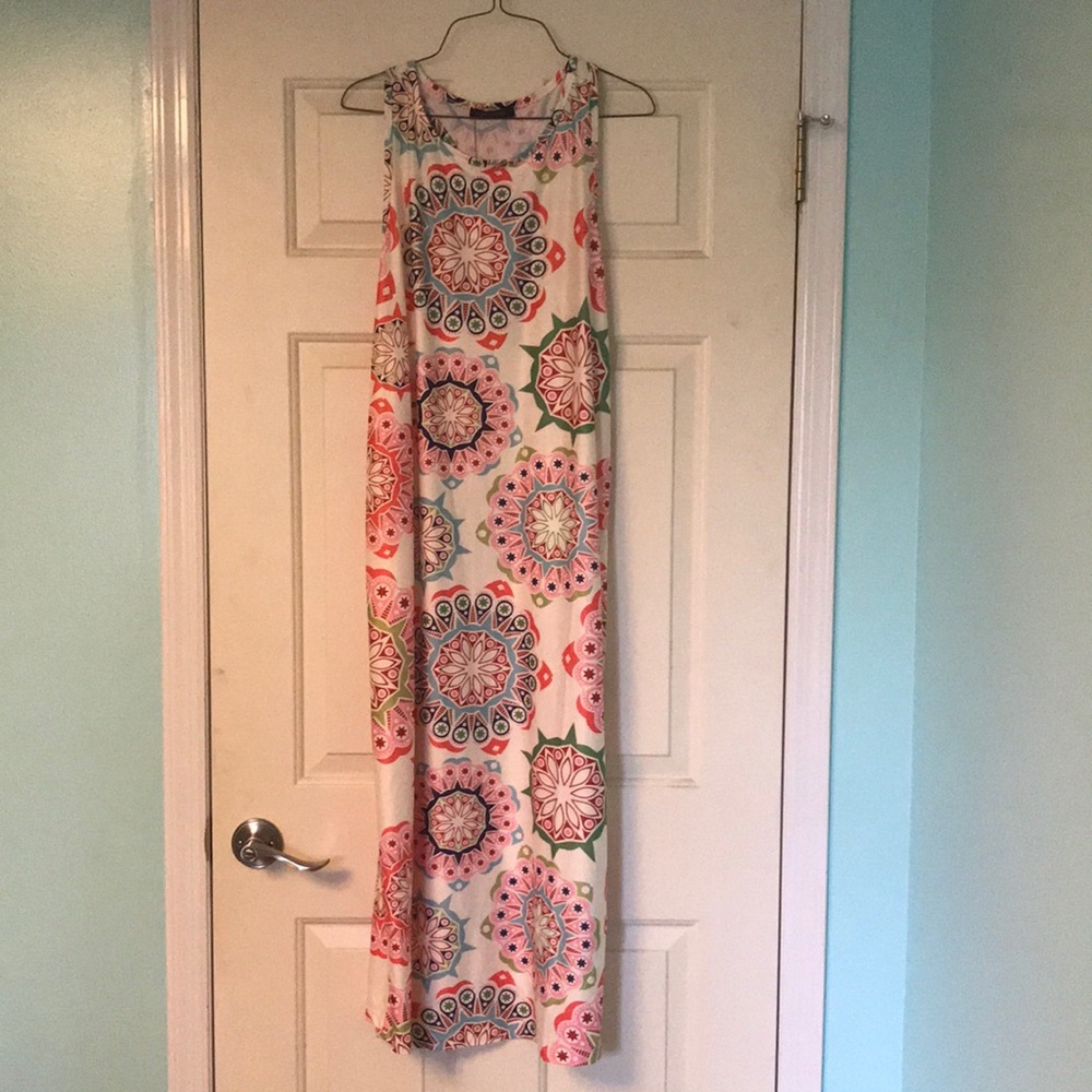 Mid calf length dress